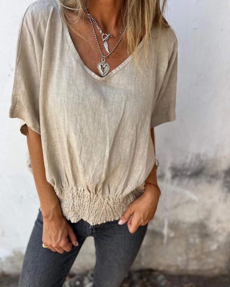 Muse - V-Neck Boho Tee